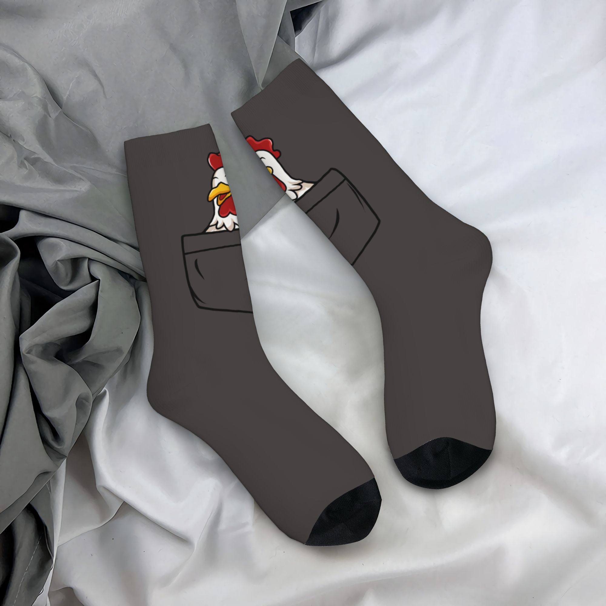 Custom Pocket Animal Rooster M - Dress Sock Men recension och pris